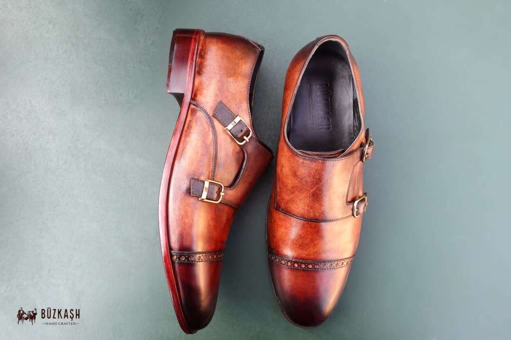 Double monk strap shoes pakistan hotsell